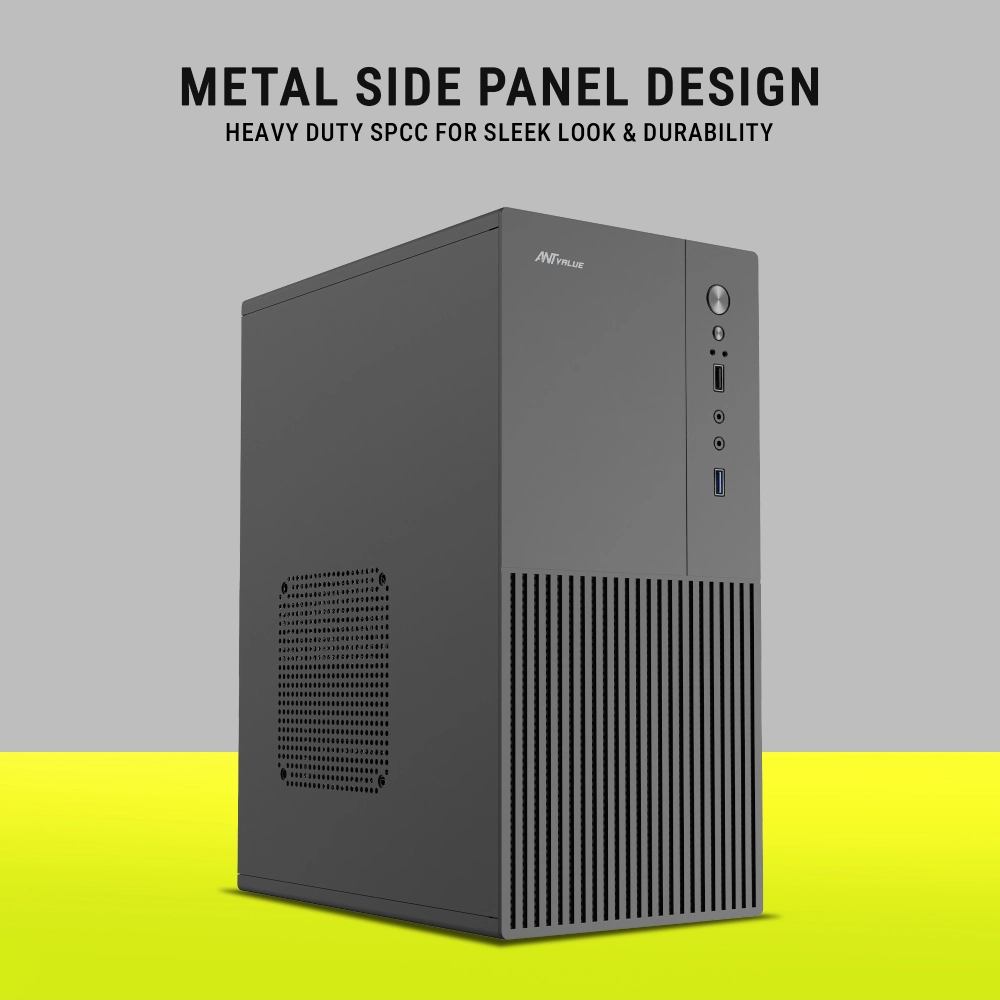 Ant Value Mid Tower Cabinet (M-ATX/M-ITX) VM4P with SMPS view 4